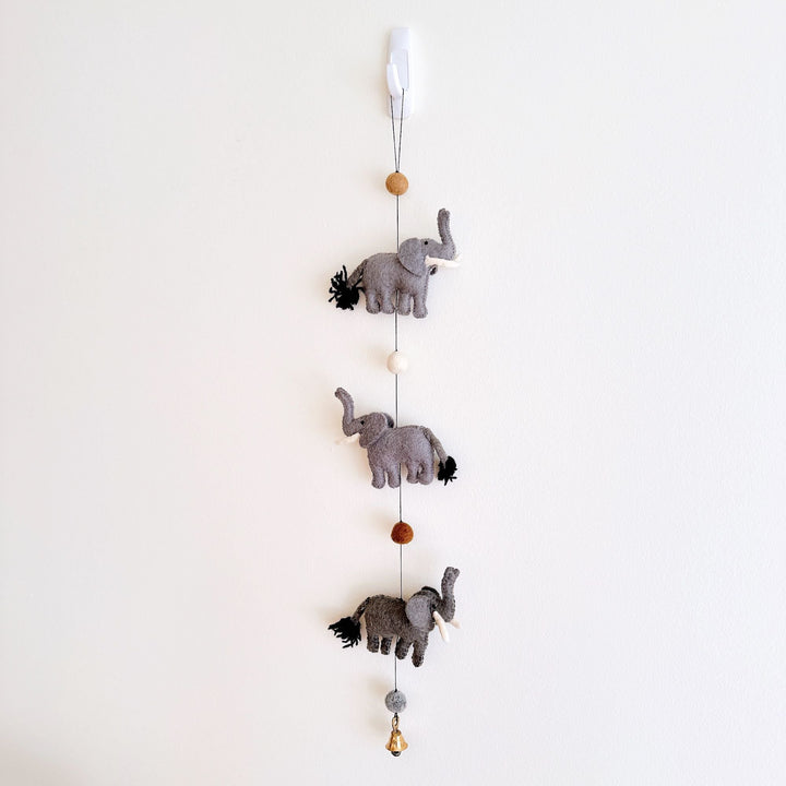 Felt Elephant Garland