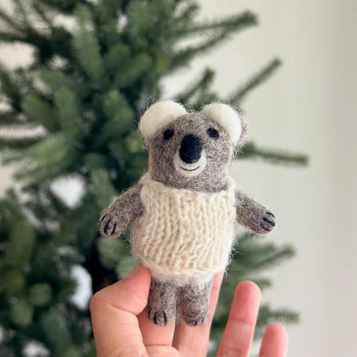 Felt Finger Puppet: Baby Koala