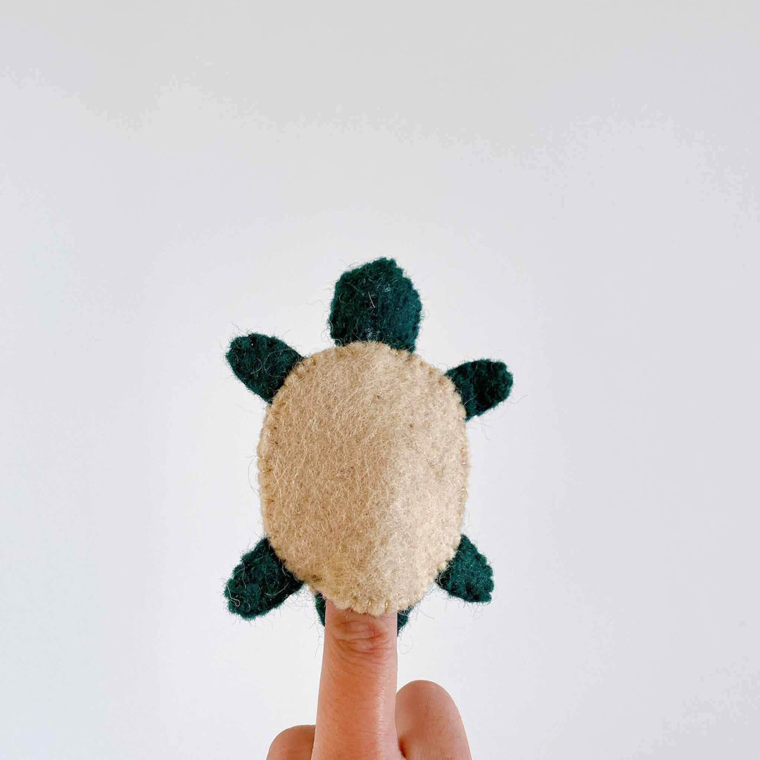 Turtle Finger Puppet