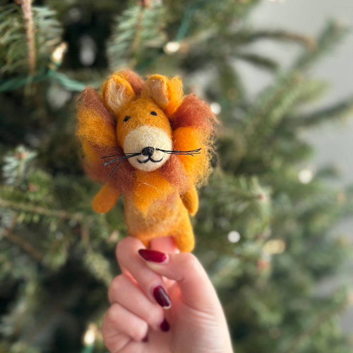 Felt Finger Puppets Set of 5 - Safari Animals