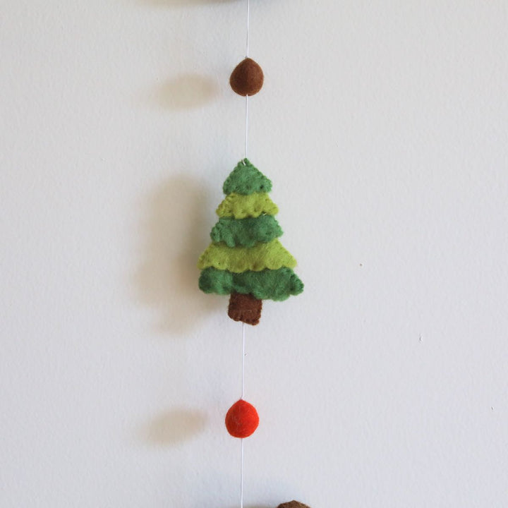 Felt Forest Animal Garland