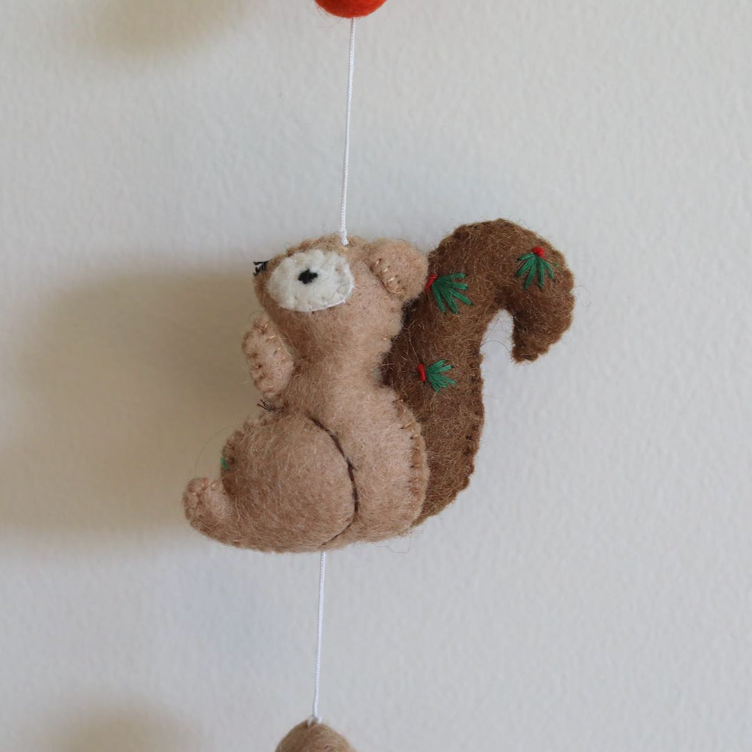 Felt Forest Animal Garland