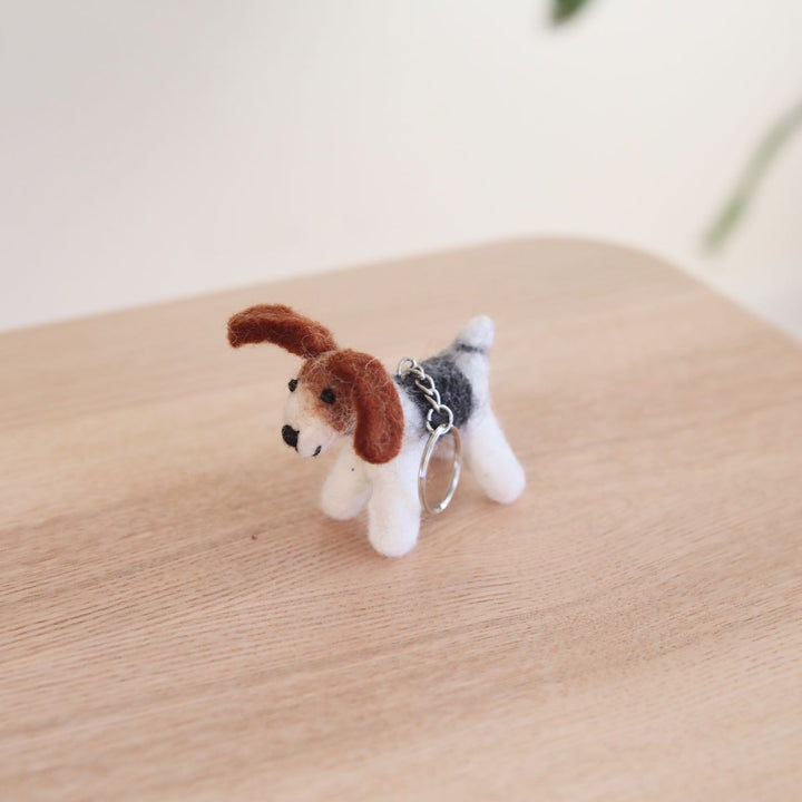 Felt Keychain - Jack Russell