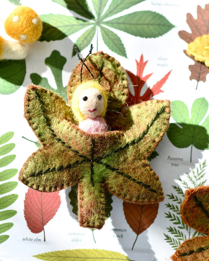 Felt Chestnut Leaf Baby