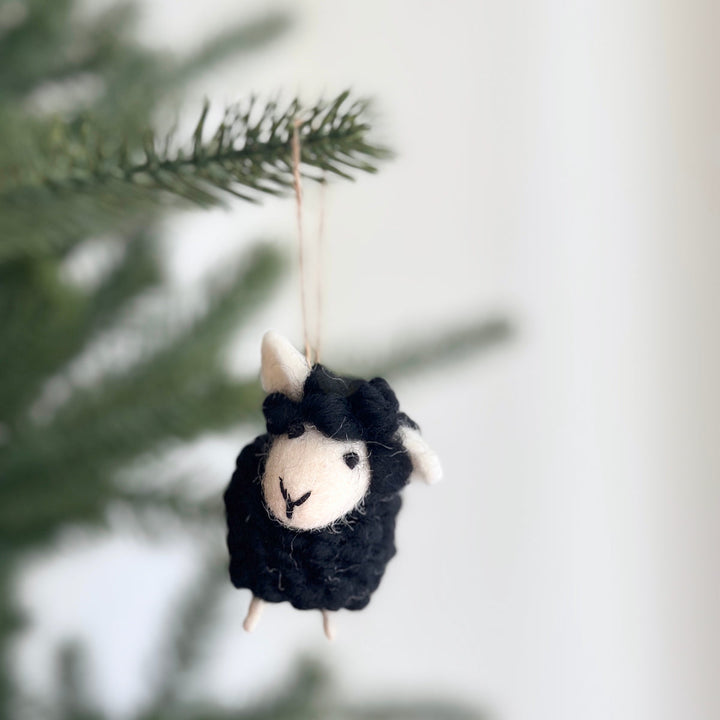 Felt Mini Sheep Ornament
