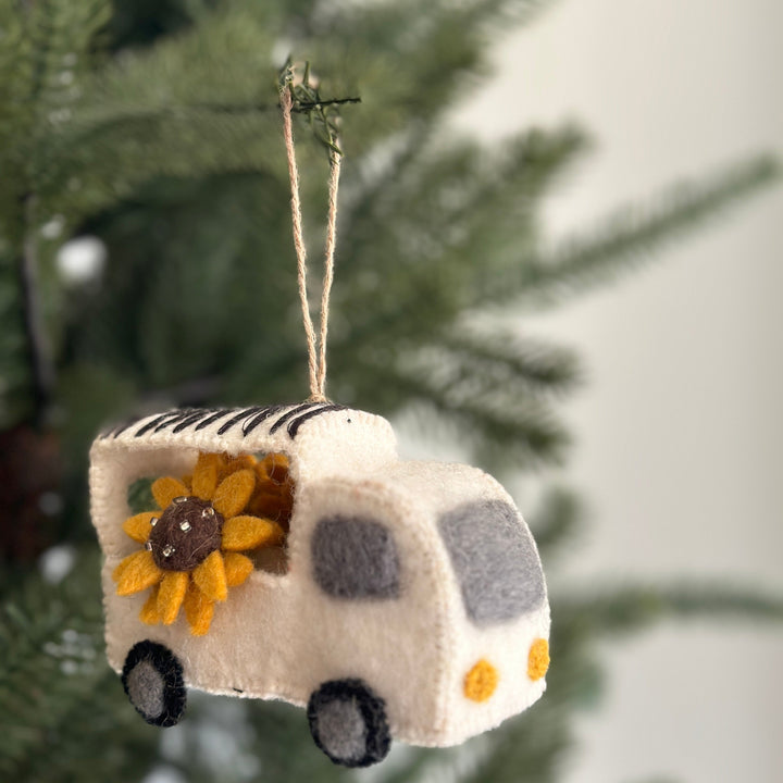 Felt Mobile Flower Shop Ornament