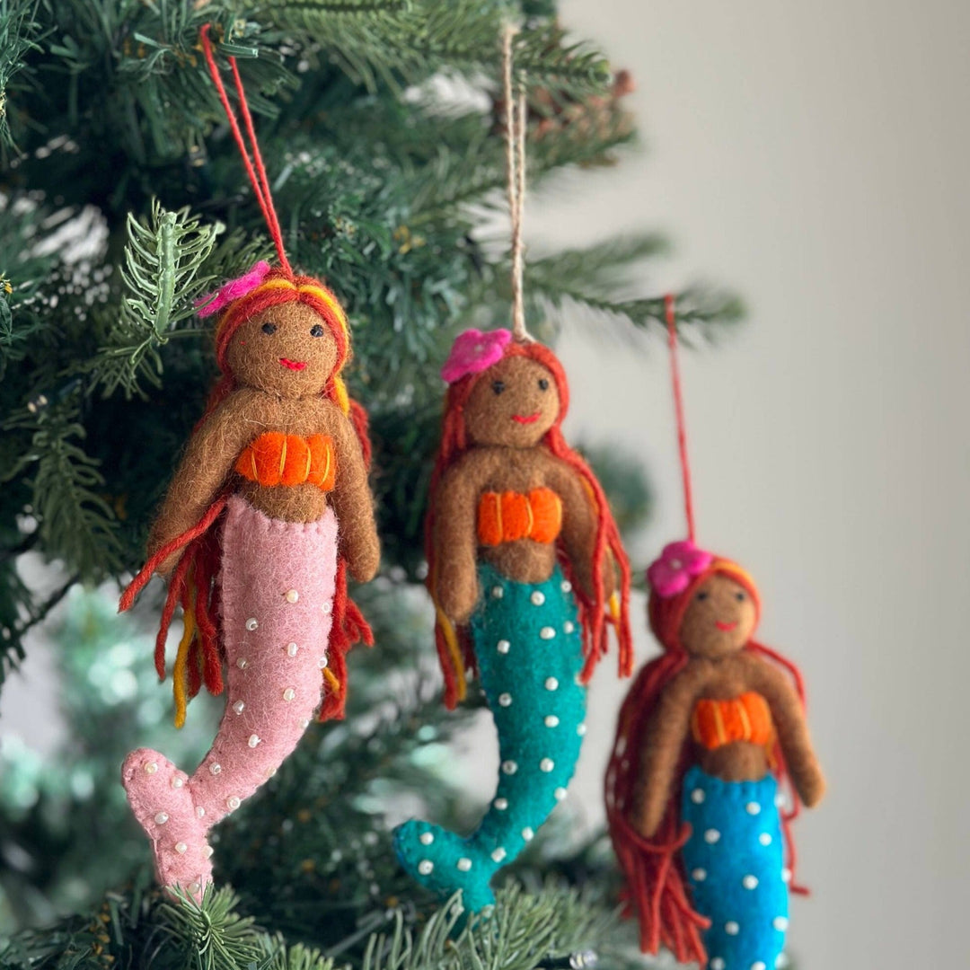 Felt Ornament - Assorted Mermaid