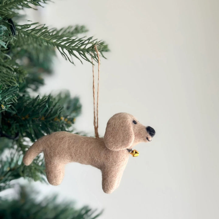 Felt Ornament - Dachshund Dogs