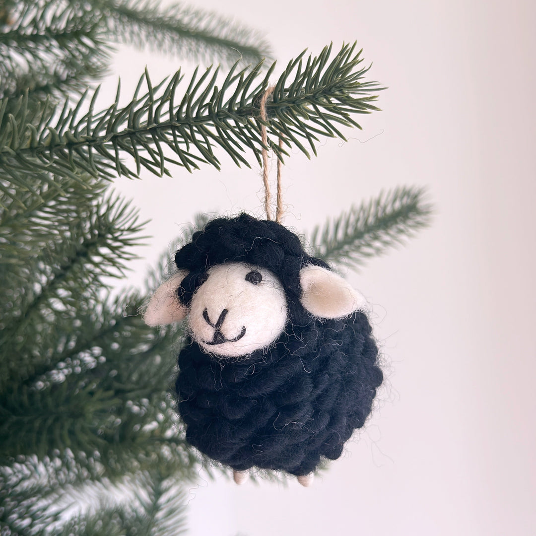 Felt Ornament - Fluffy Sheep
