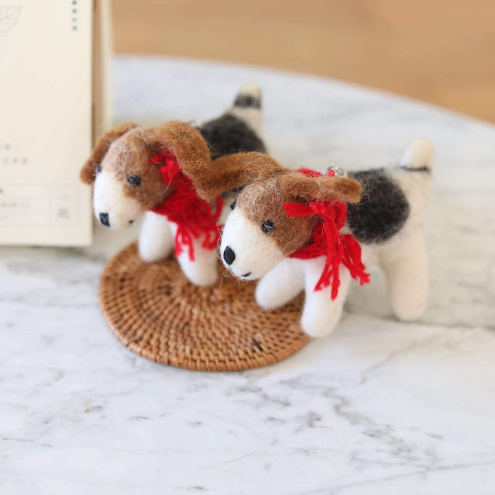 Felt Ornament - Jack Russell Dog
