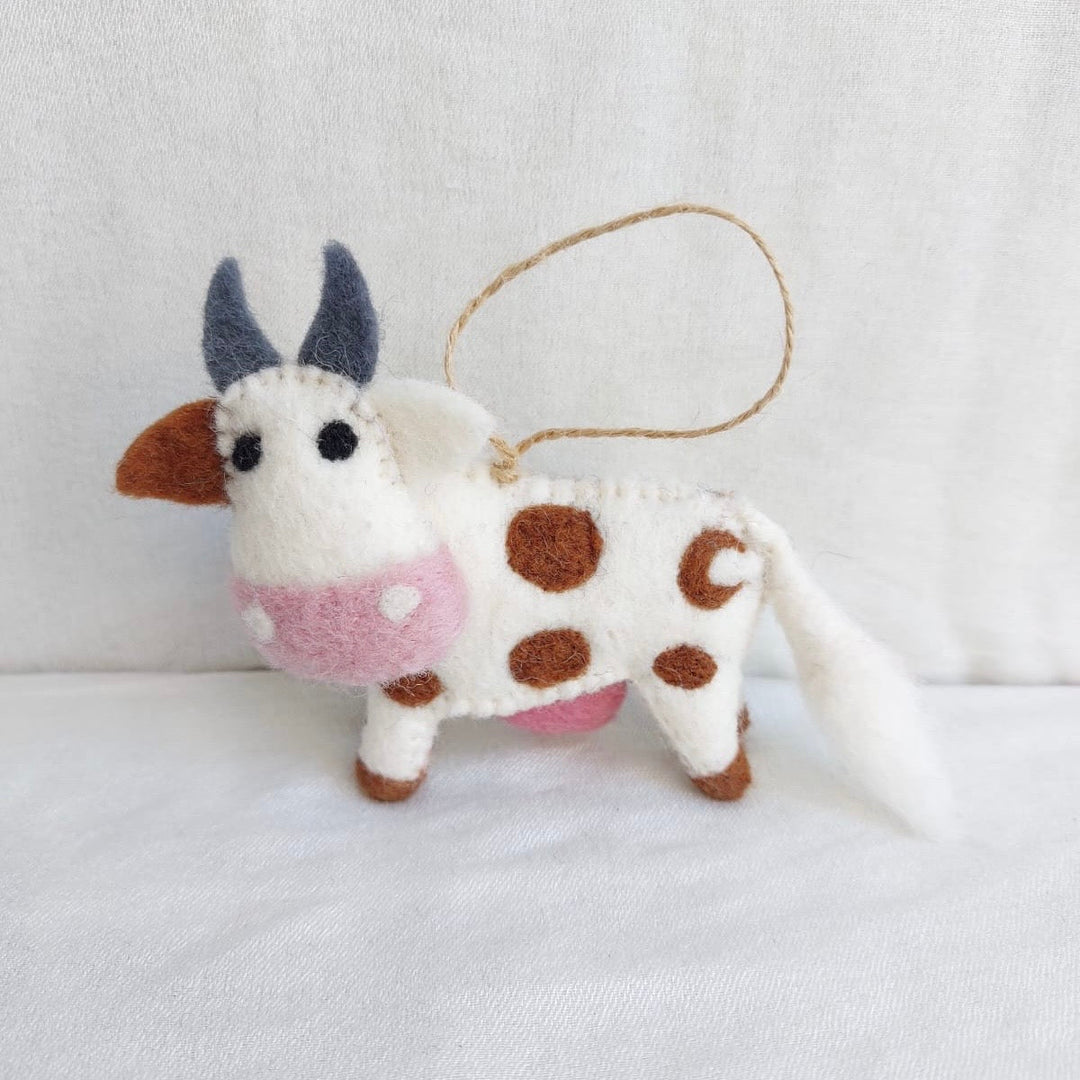 Felt Ornament - Milk Cow