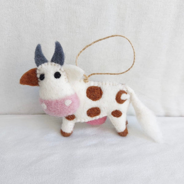 Felt Ornament - Milk Cow
