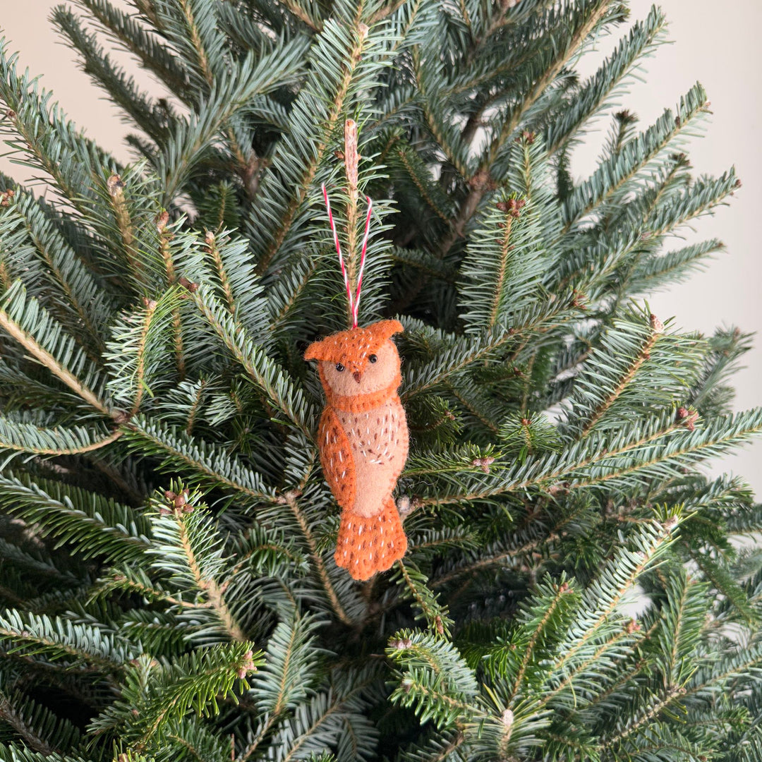 Felt Ornament - Owl Family