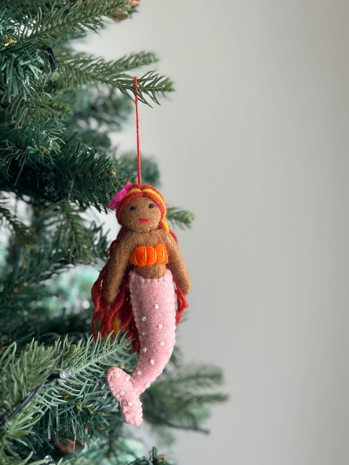 Felt Ornament - Tropical Mermaid