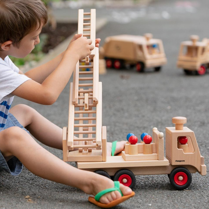 Fagus Wooden Fire Truck