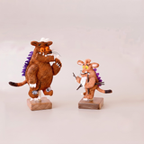 Felt finger puppet set for The Gruffalo's Child, showing the characters from the book · view 1