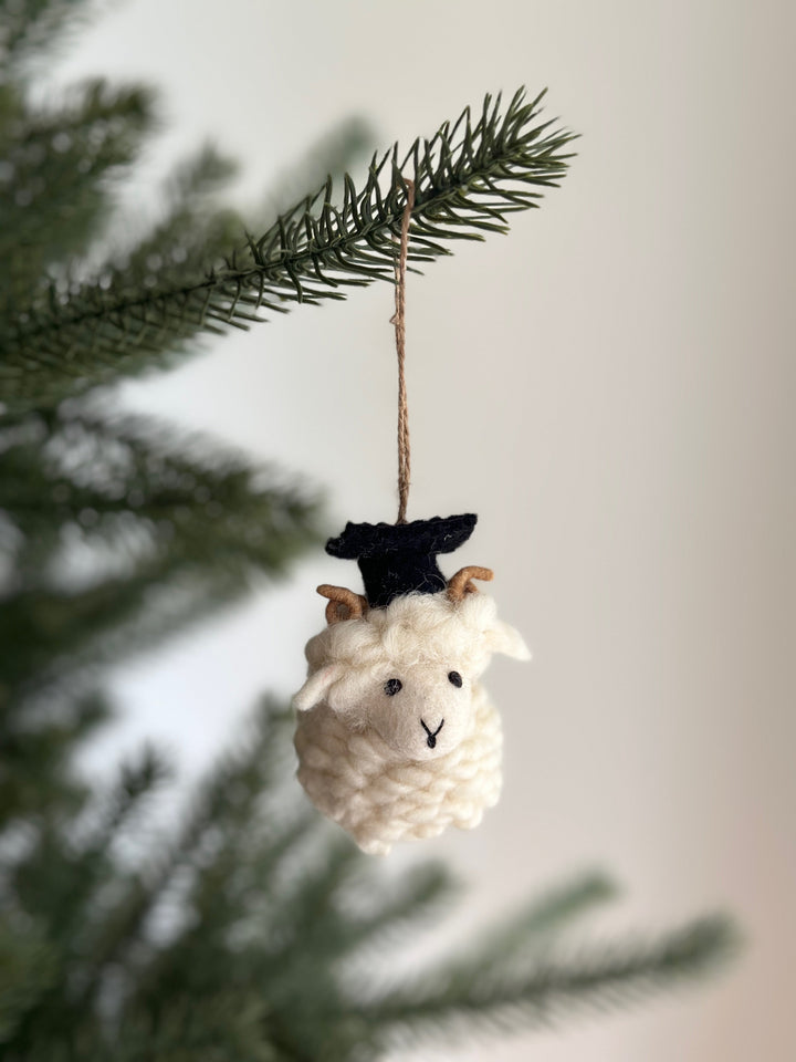 Mini Graduate Ram Ornament