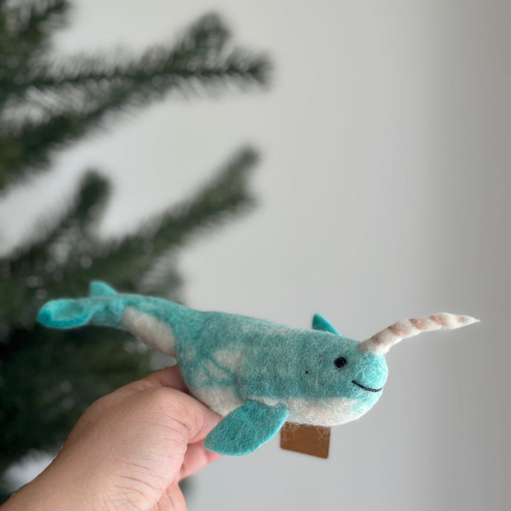Narwhal Finger Puppet