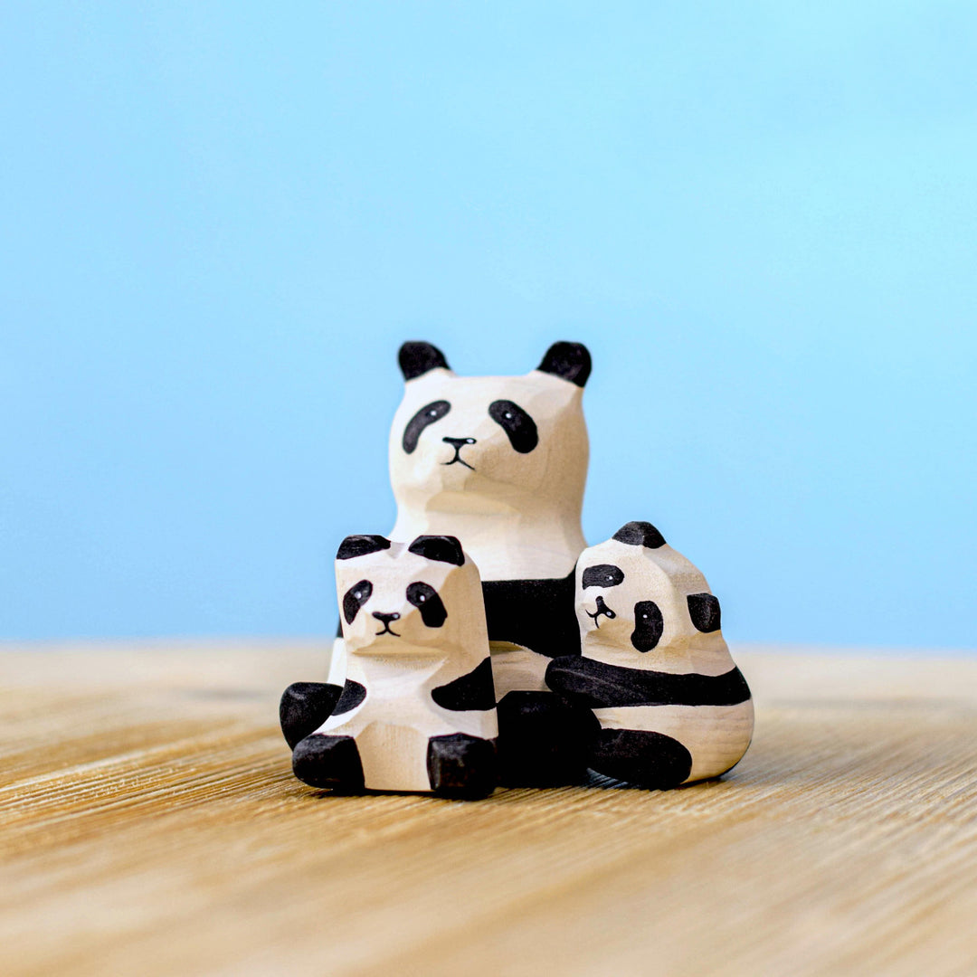 Bumbu Panda Bears Family and Tree Set