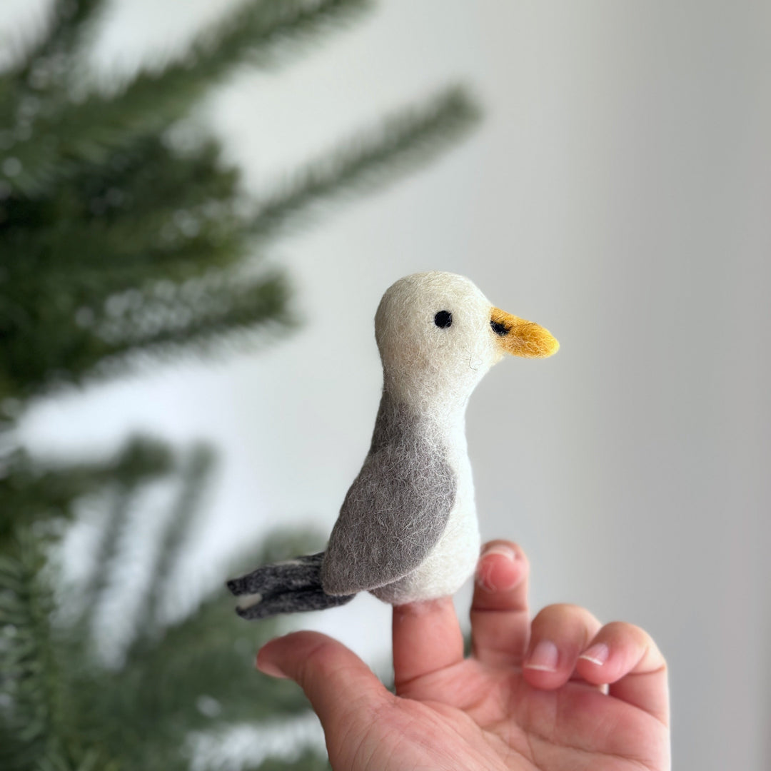 Seagull Finger Puppet
