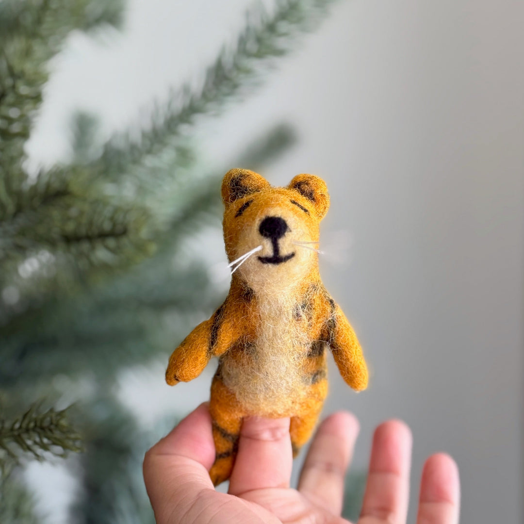 Tiger Finger Puppet