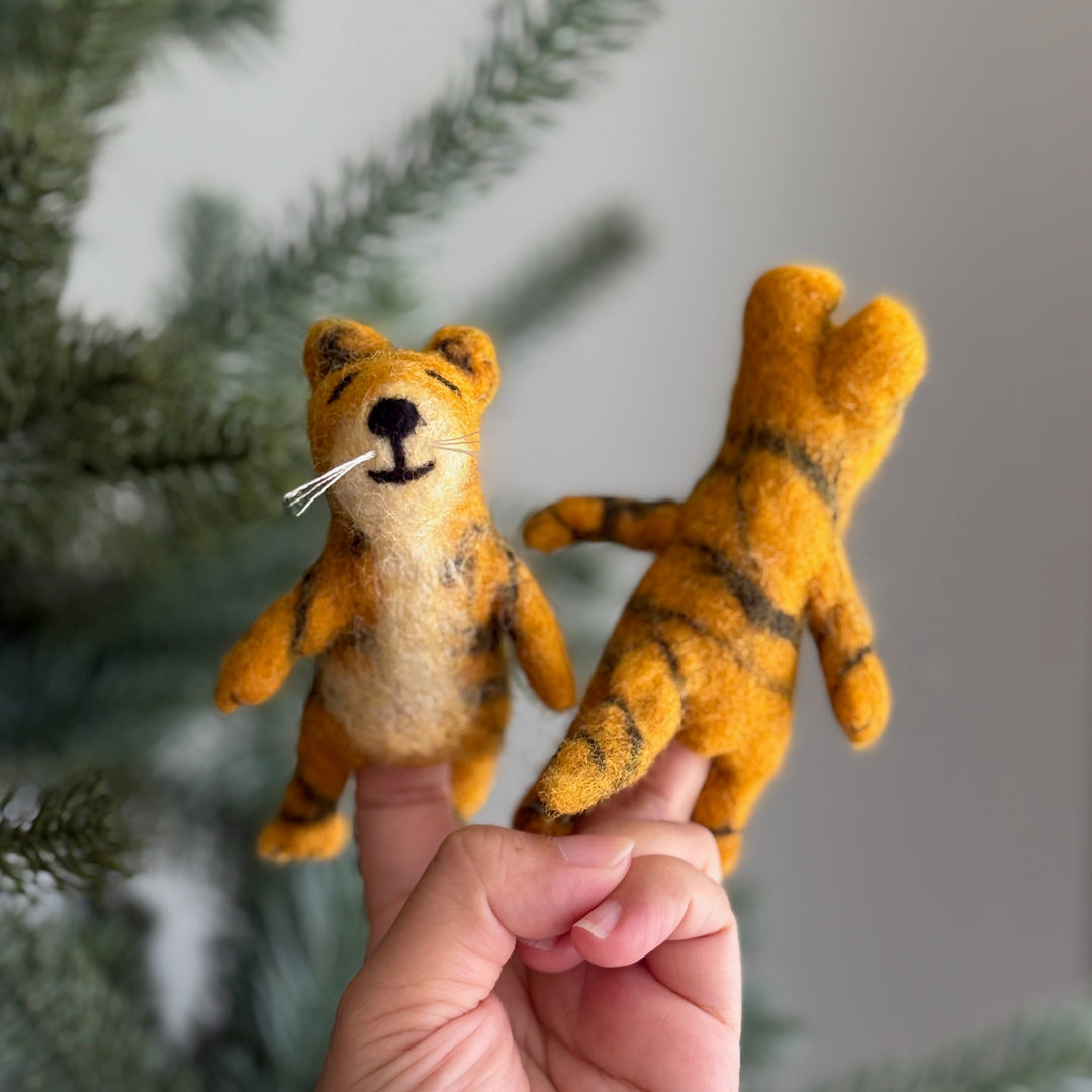 Tiger Finger Puppet