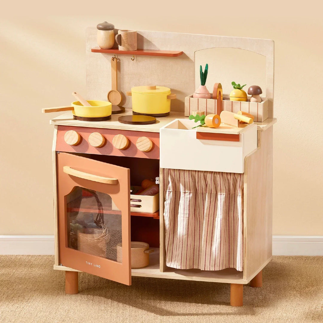 Tiny Land® Cubby Kitchenette - Natural