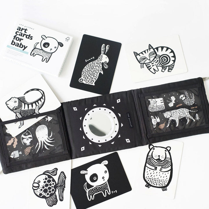 Baby Tummy Time Gallery with Mirror Bundle