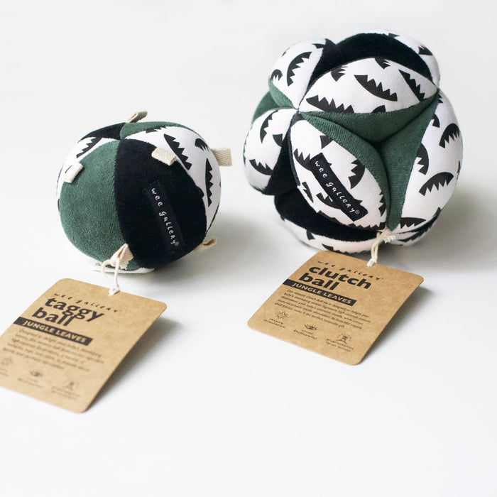 Jungle Leaves Clutch and Taggy Ball Bundle