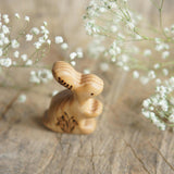 Wooden Bunny, a natural wood animal toy by Tiny Fox Hole (view 3) · view 3