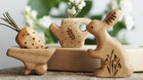 Wooden Bunny, a natural wood animal toy by Tiny Fox Hole (view 4) · view 4