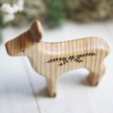 Wooden Deer, a natural wood animal toy by Tiny Fox Hole (view 3) · view 3