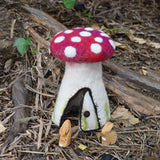 Felt Mushroom Hideaway, Red · view 3