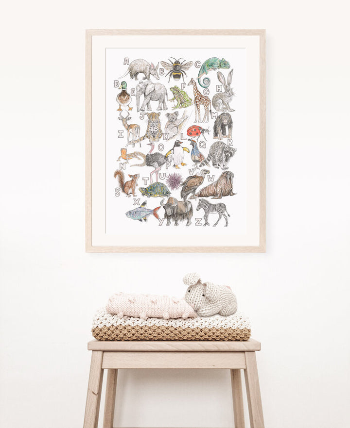 Animal Alphabet Print