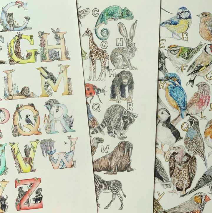 Animal Alphabet Print