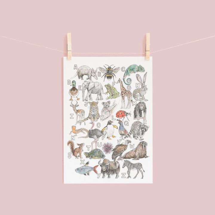Animal Alphabet Print