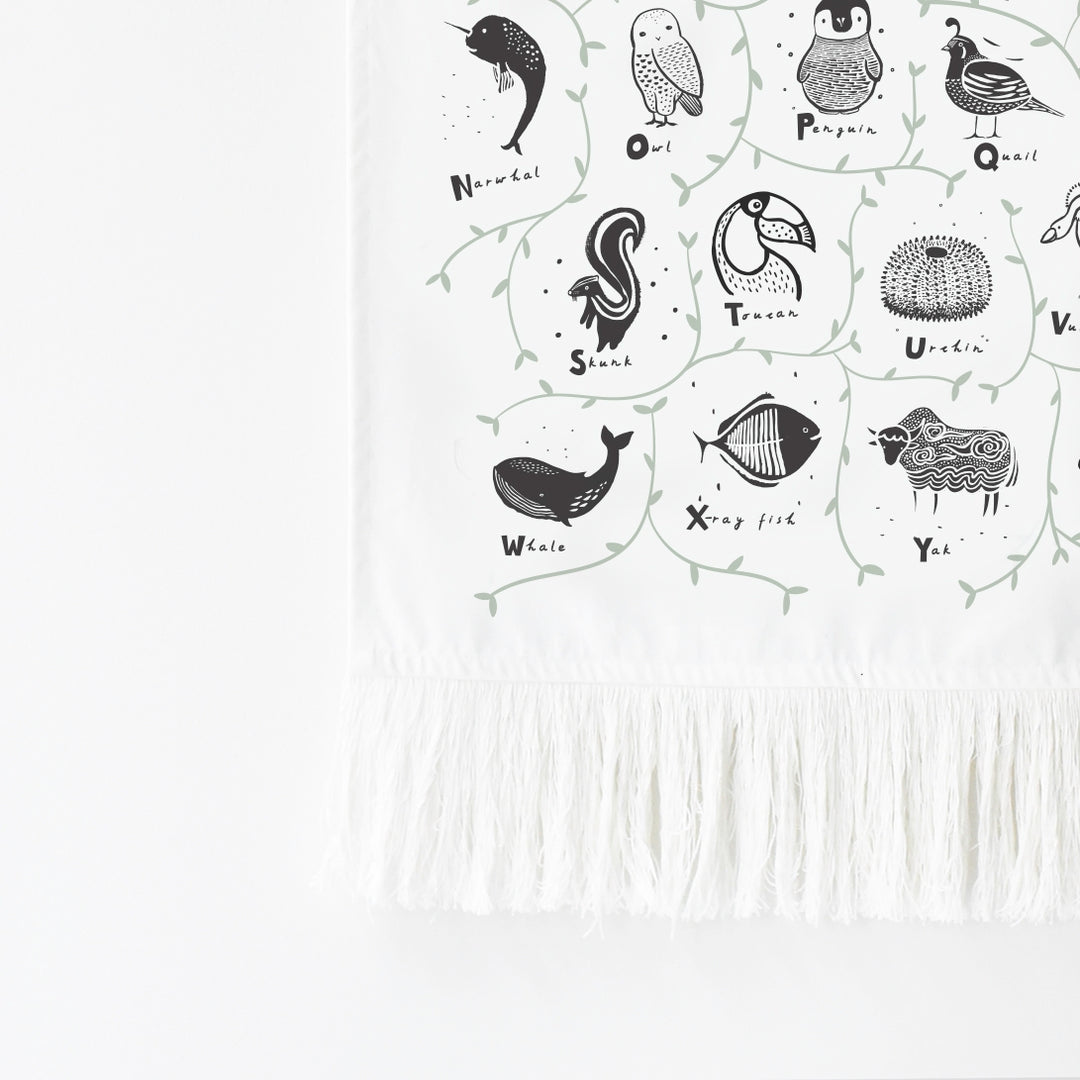 Wee Gallery Animal Alphabet Wall Hanging