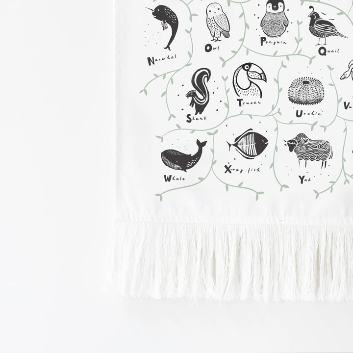 Wee Gallery Animal Alphabet Wall Hanging