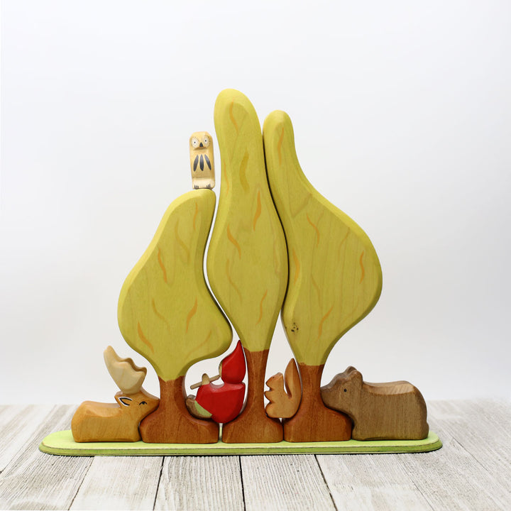 Atelier des Peupliers Woodlands Forest Set (Elf, Animals, and Poplar Trees)