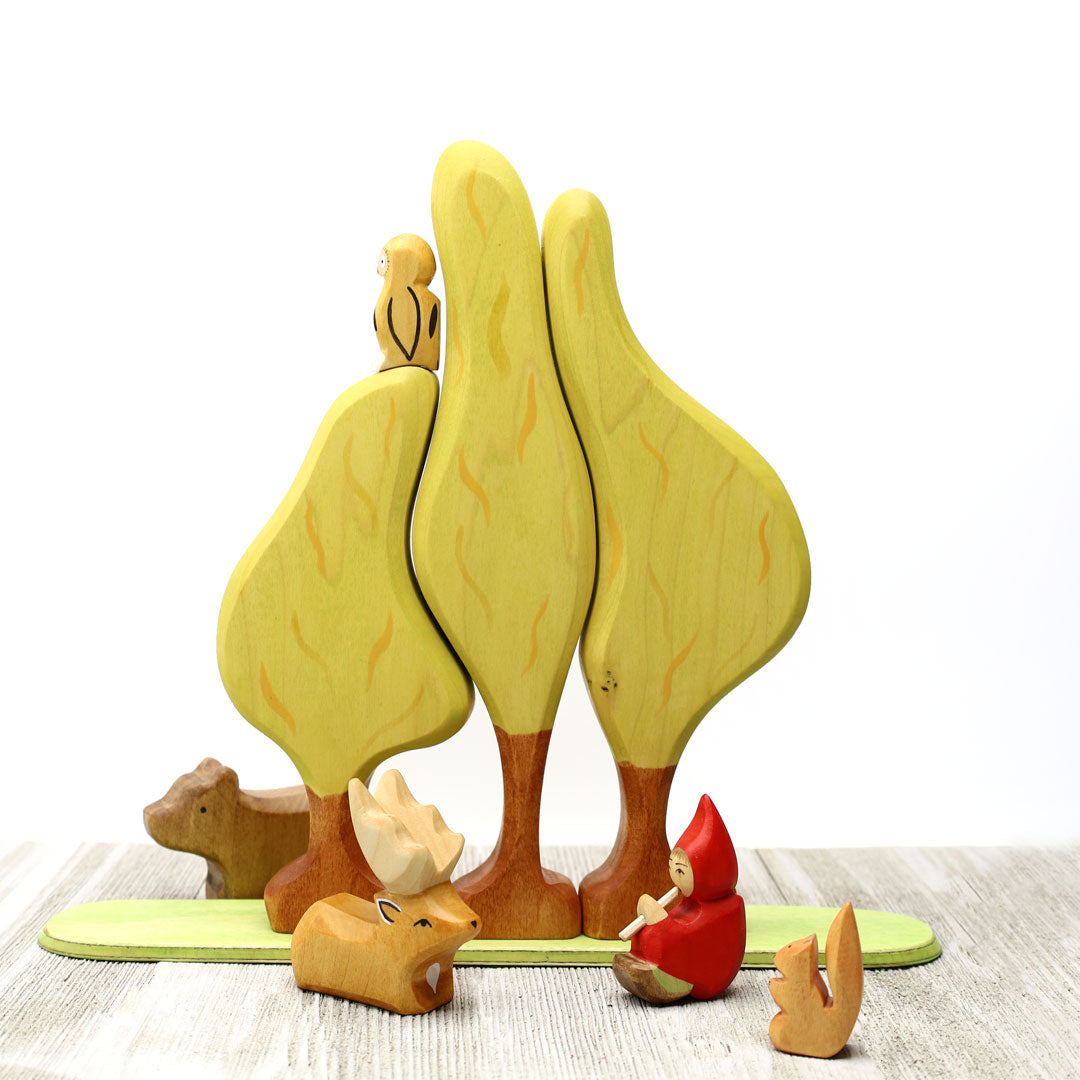 Atelier des Peupliers Woodlands Forest Set (Elf, Animals, and Poplar Trees)