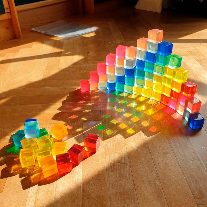 Bauspiel Lucent Cubes, Set of 100, photo 4 of 5