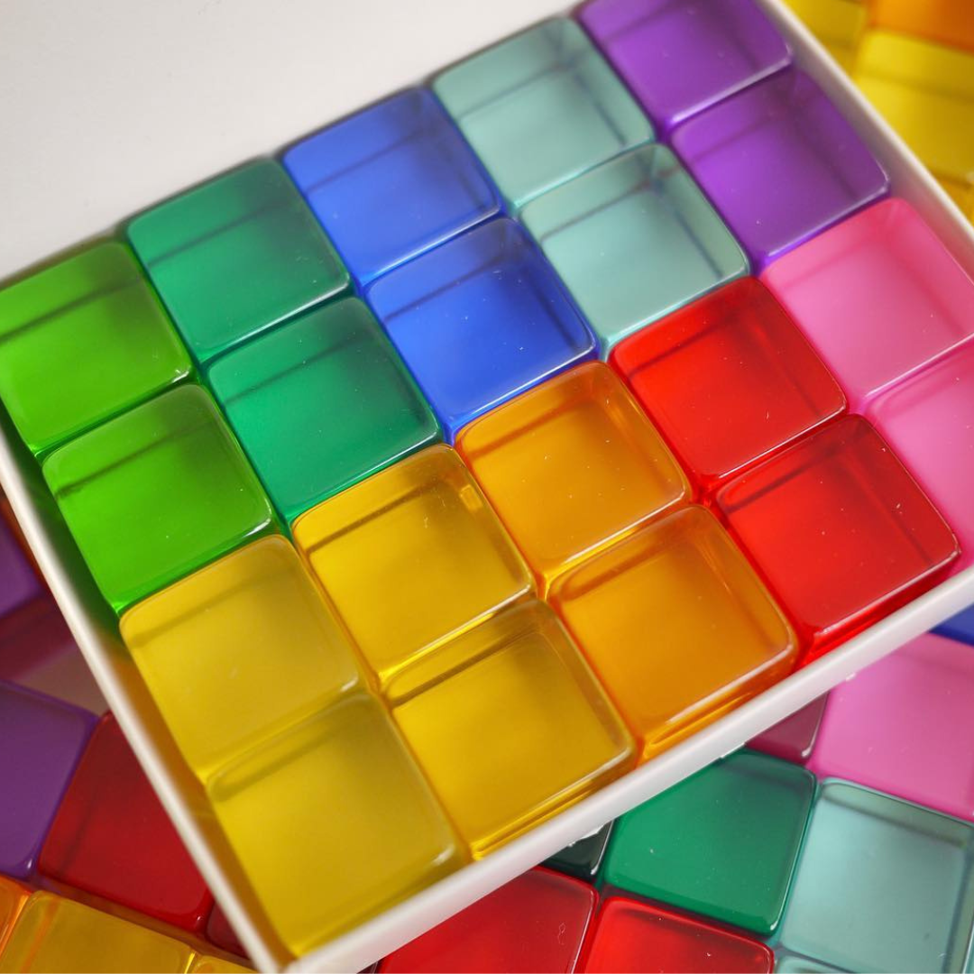 Bauspiel Lucent Cubes, Set of 20, photo 1 of 4