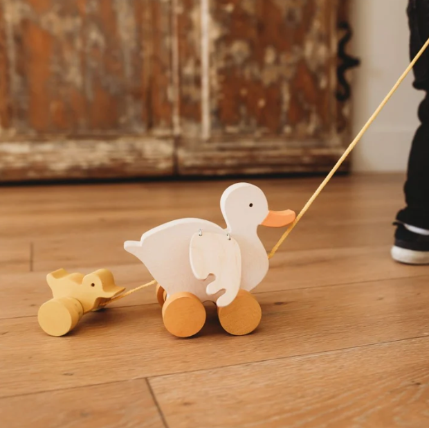 Wooden Duck Pull Along Toy