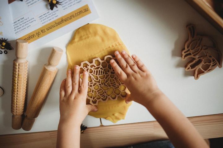 Teddy Bear Bee &amp; Honey Comb Eco Cutter Set