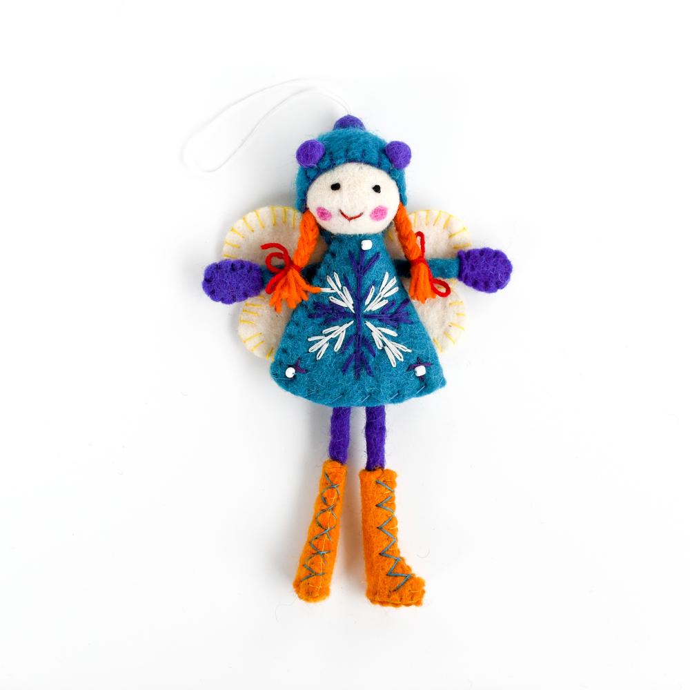 Felt Fairy, Blue Dress