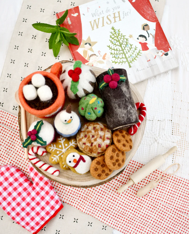 Felt Christmas Play Food Grazing Box, Set B