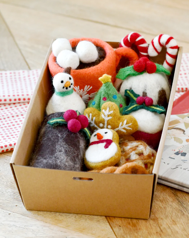 Felt Christmas Play Food Grazing Box, Set B