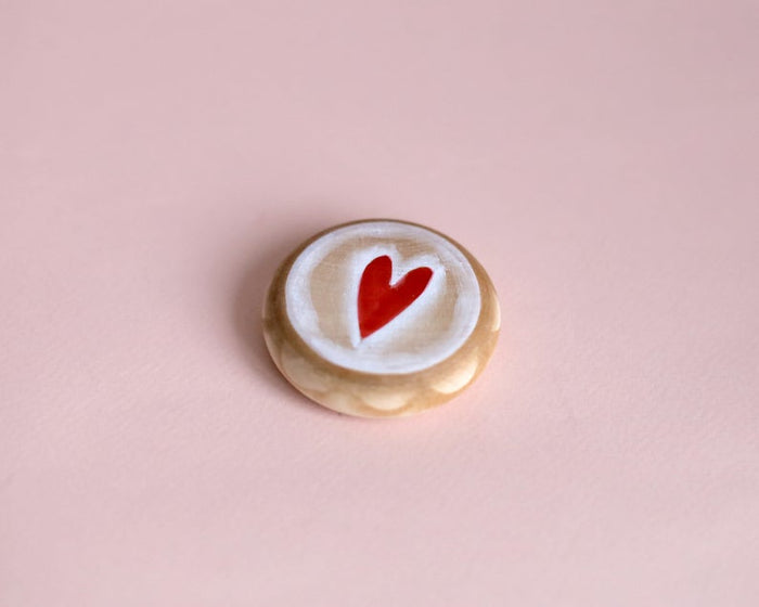 Wooden Heart Cookie, Set of 3