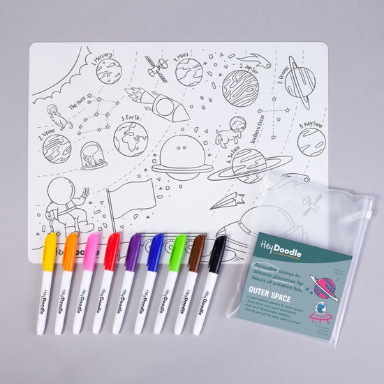 HeyDoodle Outer Space Placemat