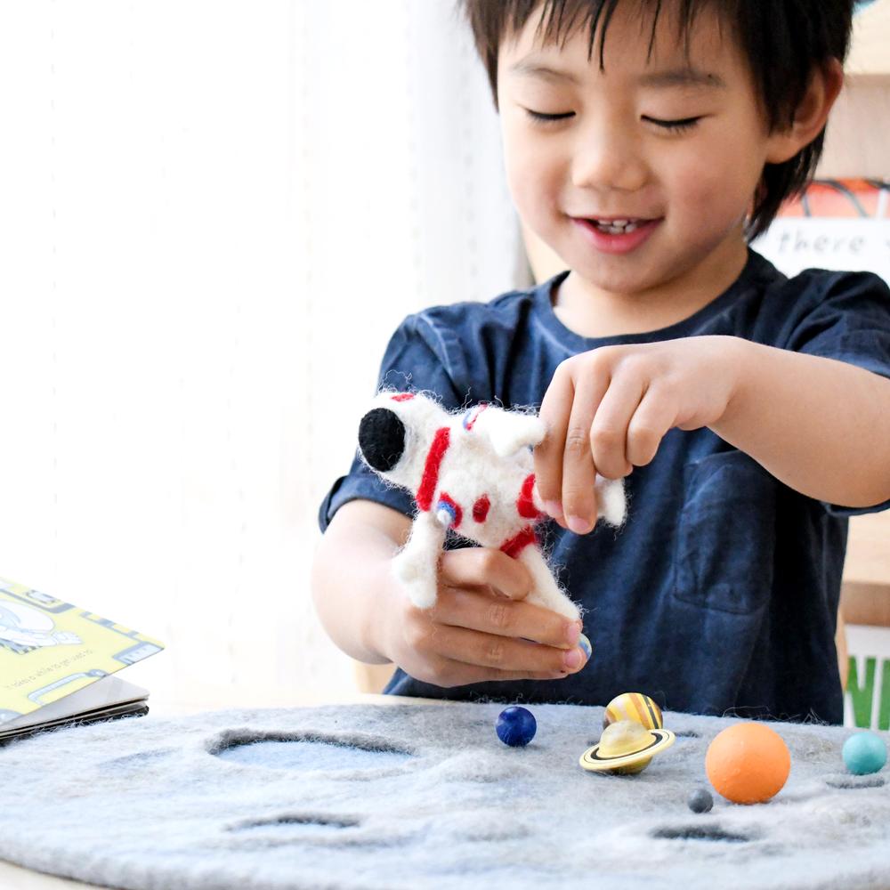 Moon Crater with Astronaut Space Playscape